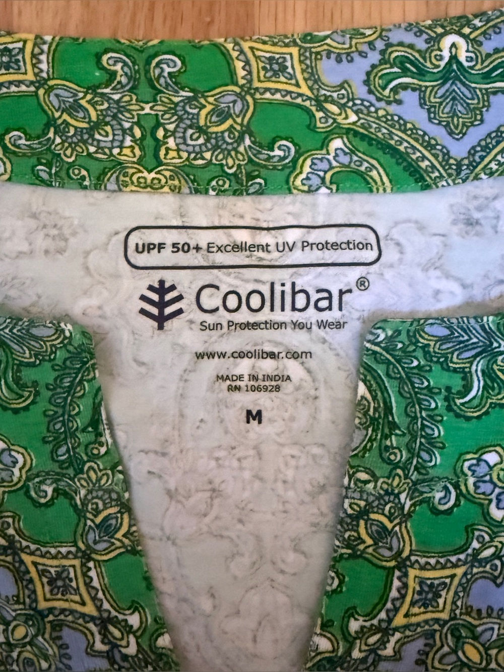 Coolibar Oceanside Tunic Dress, Size M